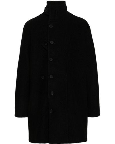 Yohji Yamamoto Brushed Coat - Black
