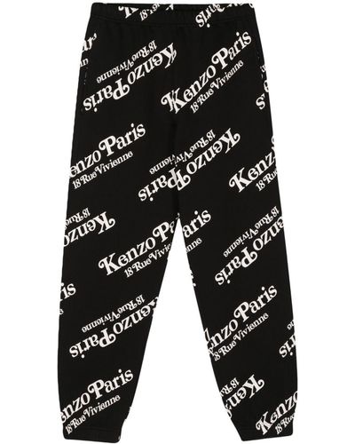 KENZO X Verdy Logo-Print Track Trousers - Black