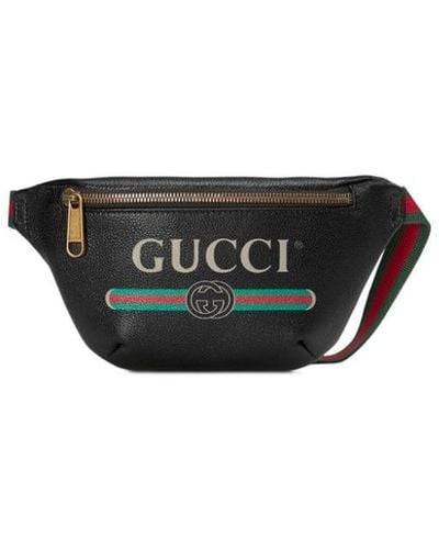 Gucci Print Small Belt Bag - Black