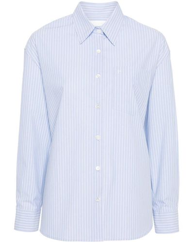 Low Classic Striped Long-Sleeve Shirt - Blue