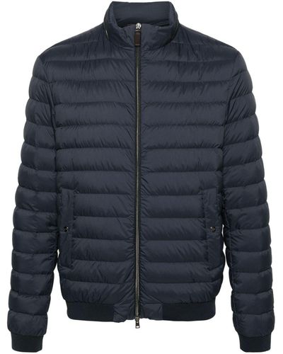 Herno Mock-Neck Padded Jacket - Blue