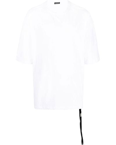 Ann Demeulemeester Distressed-Effect Oversize T-Shirt - White