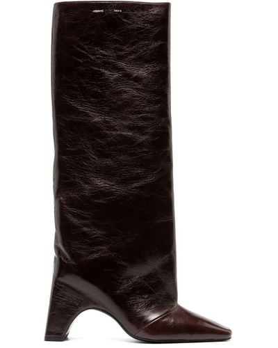 Coperni Bridge 100Mm Leather Boots - Black