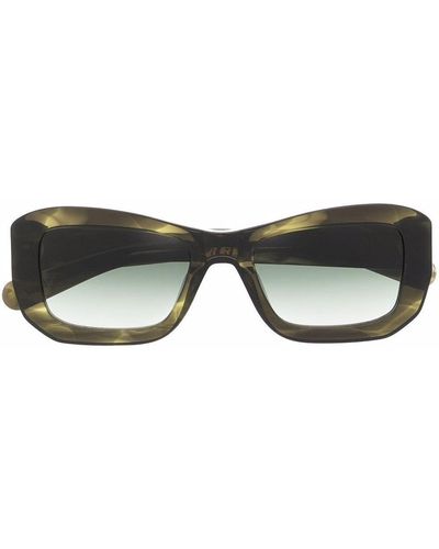 FLATLIST EYEWEAR Oversize-Frame Sunglasses - Green
