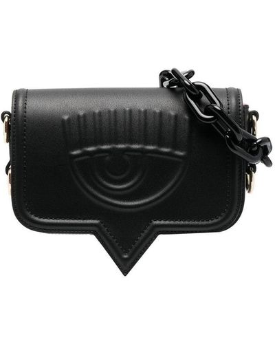 Chiara Ferragni Eye-motif Shoulder Bag - Black