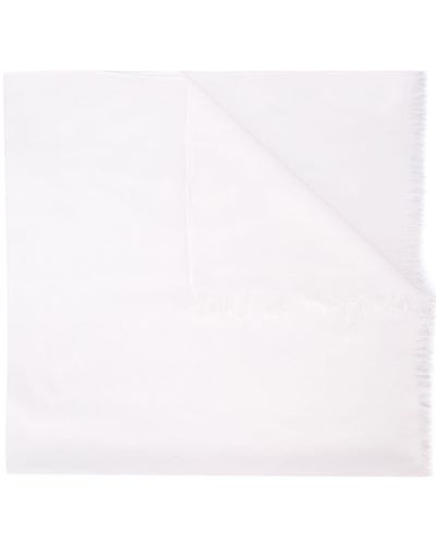 Brunello Cucinelli Fringed Scarf - White