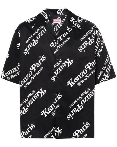 KENZO By Verdy Logo-Print Shirt - Black