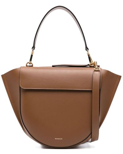 Wandler Medium Hortensia Leather Bag - Brown