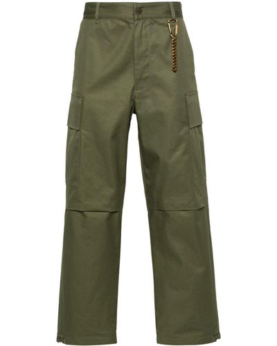 DARKPARK Saint Straight-Leg Cargo Trousers - Green