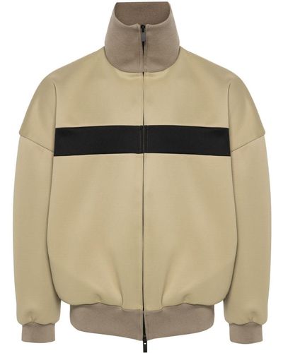 Fear Of God Striped Jersey Jacket - Natural