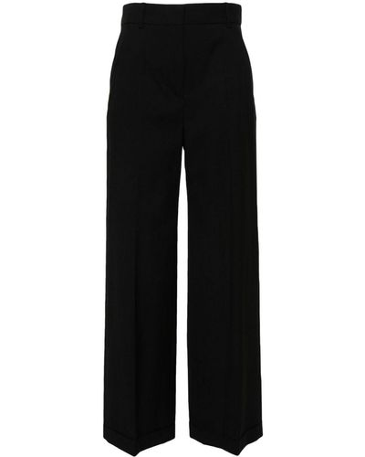 KENZO High-Waist Tailored Trousers - Black