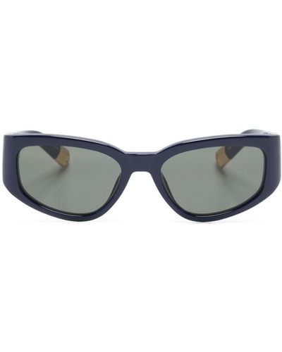 Jacquemus Rectangle-frame Sunglasses - Gray