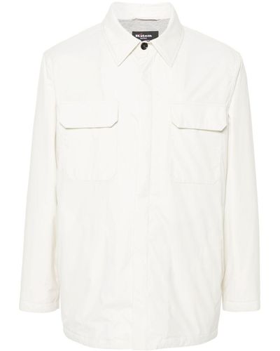 Kiton Shell Shirt Jacket - White