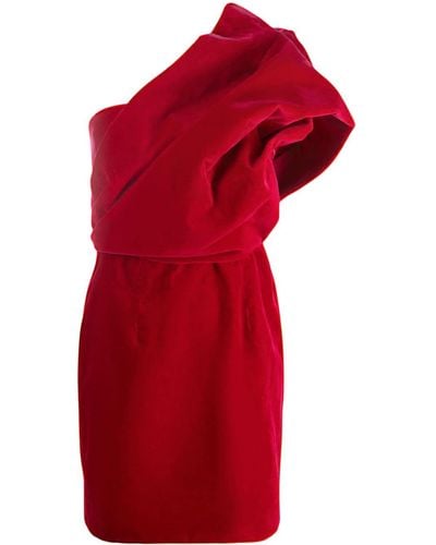 Tom Ford One-shoulder Mini Dress - Red