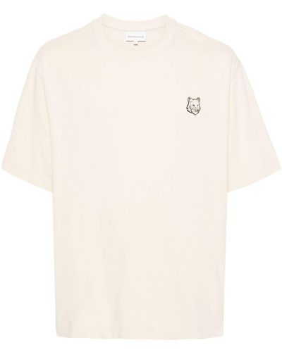 Maison Kitsuné Bold Fox Head Cotton T-Shirt - White