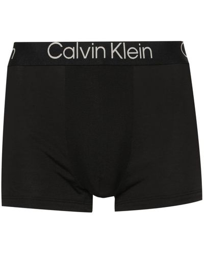 Calvin Klein Logo-Waistband Boxers (Pack Of Three) - Black