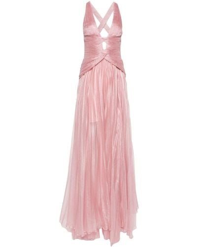 IRIS SERBAN Karina Pleated Gown - Pink