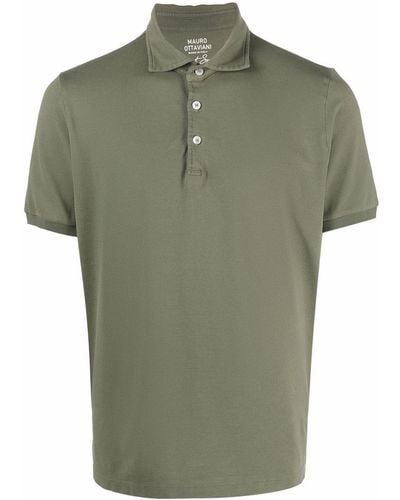 Mauro Ottaviani Short-Sleeved Polo Shirt - Green