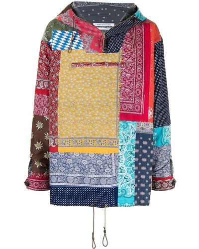 Children of the discordance Paisley-print Hooded Jacket - Blue