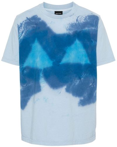 BOTTER Tie Dye-Print Cotton T-Shirt - Blue