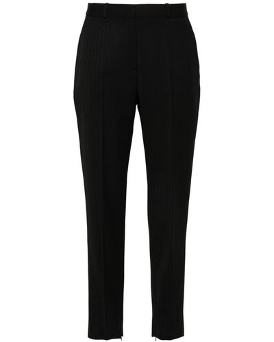 Del Core Slim-Cut Tailored Trousers - Black