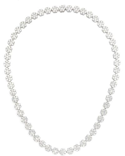 Hatton Labs Daisy Tennis-Chain Necklace - White