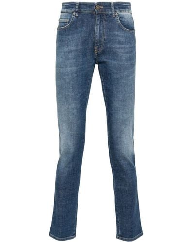 PT Torino Mid-Rise Skinny Jeans - Blue