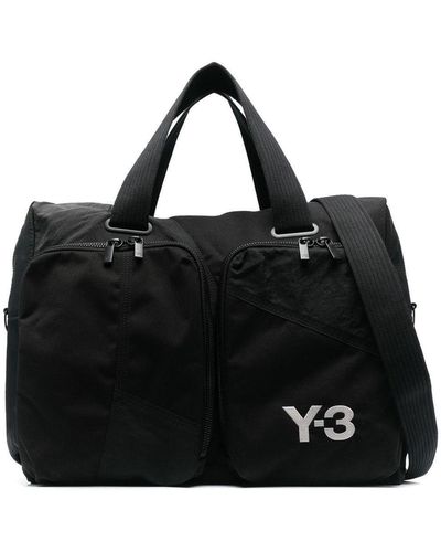 Y-3 Logo-print Weekend Bag - Black
