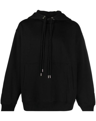 Dries Van Noten Double-Drawstring Cotton Hoodie - Black