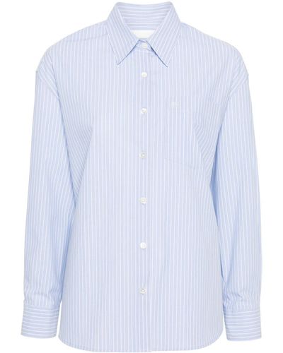 Low Classic Striped Long-Sleeve Shirt - Blue