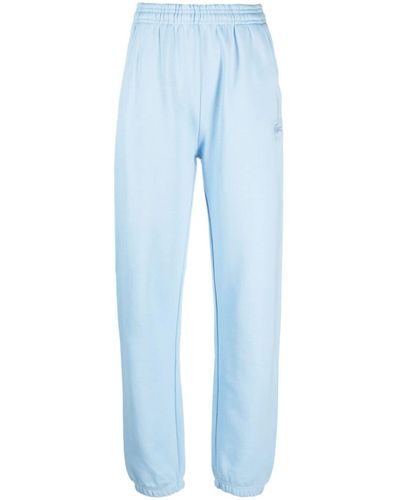 Sporty & Rich X Lacoste Cotton Track Pants - Blue