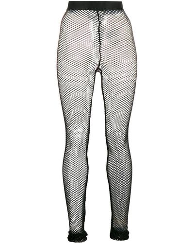Ann Demeulemeester High-waisted Fishnet leggings - Black