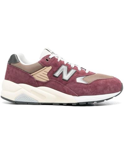 New Balance 580 Chunky Panelled Trainers - Pink