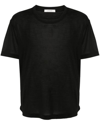 Lemaire Sheer Silk T-Shirt - Black