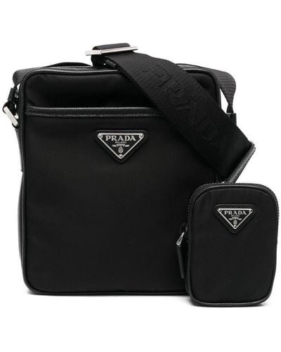 Prada Brique Shoulder Bag - Black