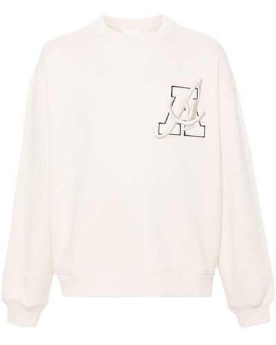 Axel Arigato Logo-Embroidered Cotton Sweatshirt - White