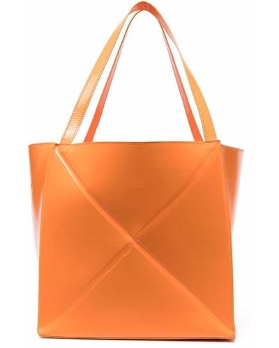 Nanushka Vegan Leather Tote Bag - Orange