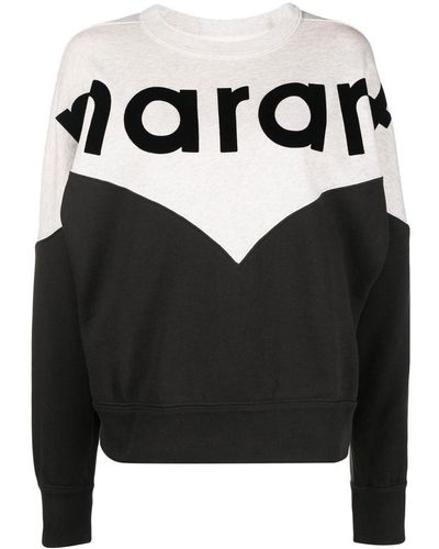 Isabel Marant Houston Two-Tone Sweatshirt - Black