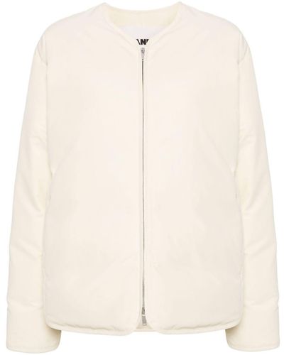 Jil Sander Long-Sleeve Padded Jacket - Natural