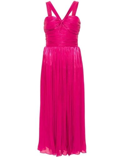 Costarellos Women's Cavana Sleeveless Midi Dress With Side Split - Pink