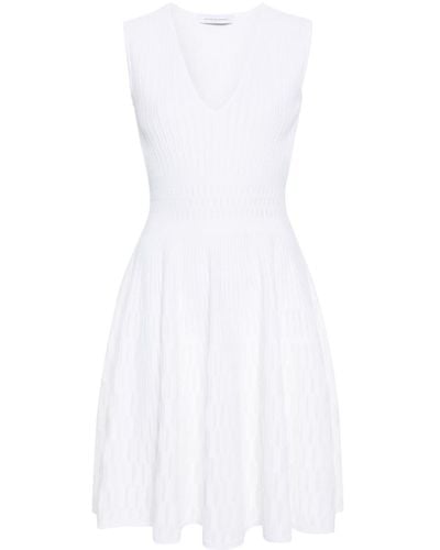 Antonino Valenti Sleeveless Flared Midi Dress - White
