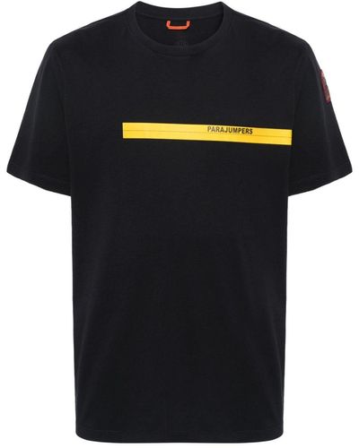 Parajumpers Logo-Print T-Shirt - Black