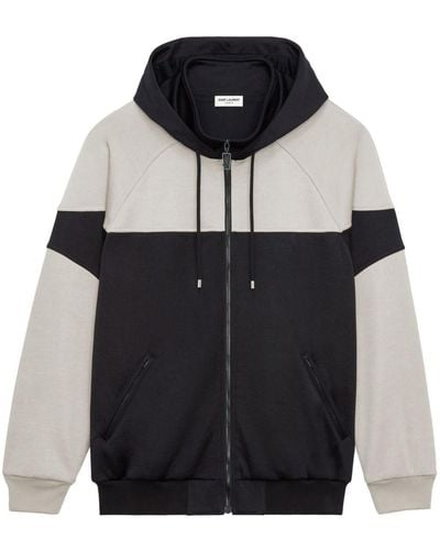 Saint Laurent Cotton Hooded Jacket - Black