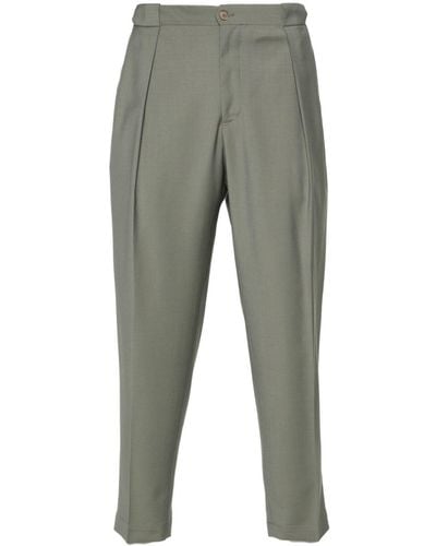 Briglia 1949 Cropped Tailored Trousers - Grey