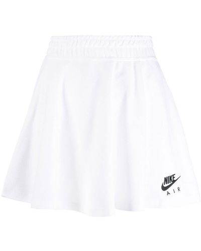 Nike Swoosh-logo Print Skirt - White