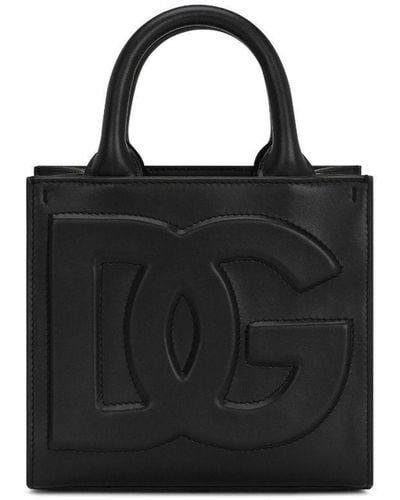 Dolce & Gabbana Dg Daily Leather Tote Bag - Black