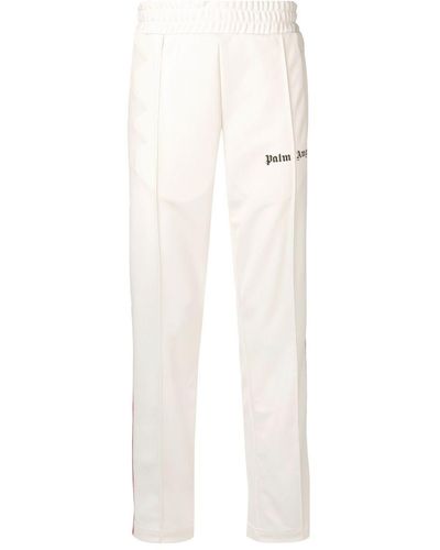Palm Angels Rainbow Stripe Track Trousers - White