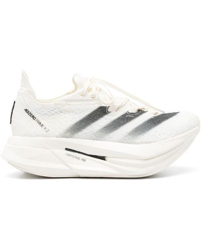 Y-3 Prime X 2 Strung Trainers - White