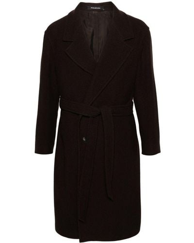 Tagliatore Royce Wool-Blend Coat - Black