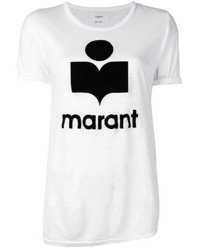 Isabel Marant Logo-Print T-Shirt - White